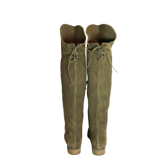 SBICCA GUSTO NASTY GAL Over The Knee Brown Suede Boot Women 8.5 NEW - Picture 5 of 10